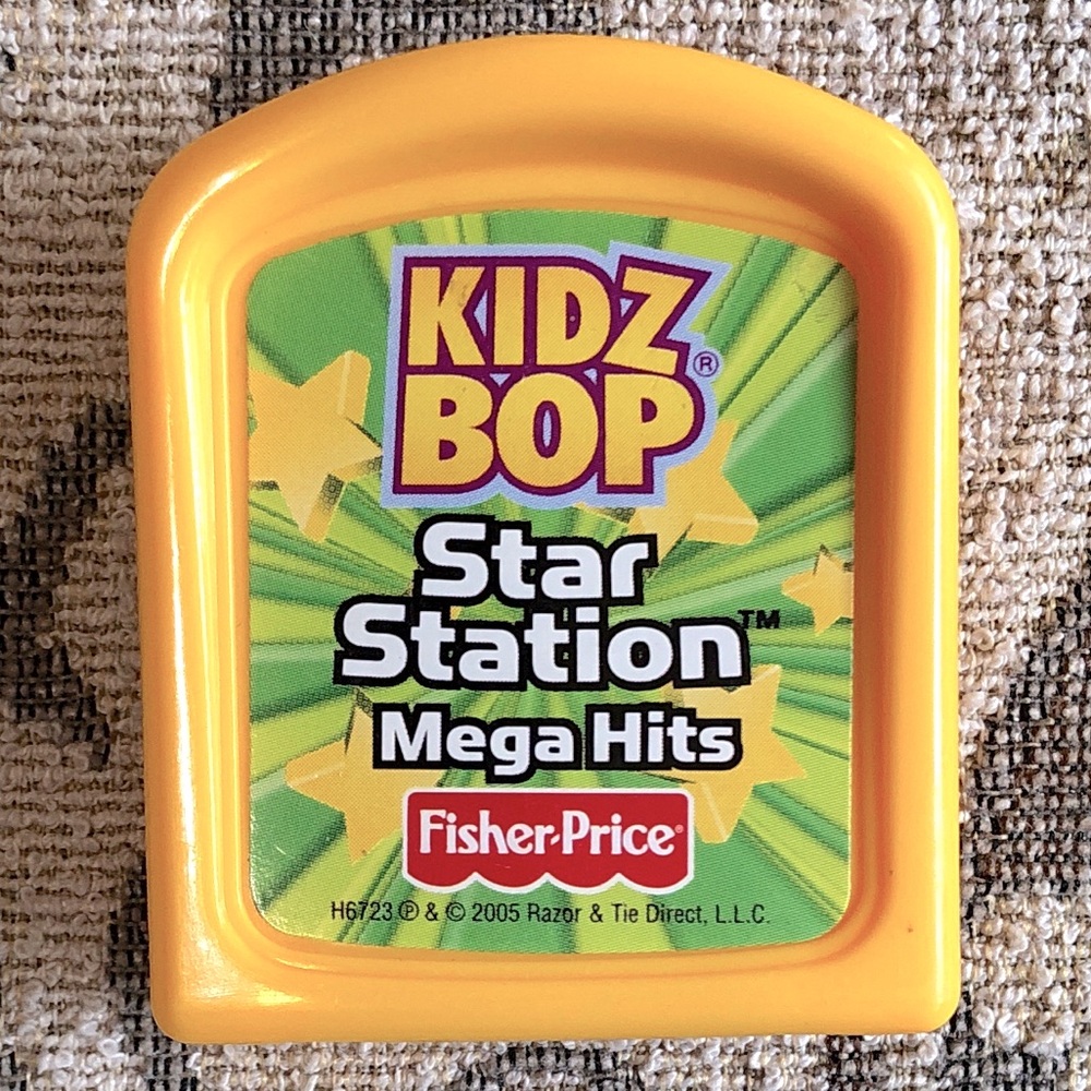 4/$20 Fisher-Price Star Station Kidz Bop Mega Hits Game Cartridge.